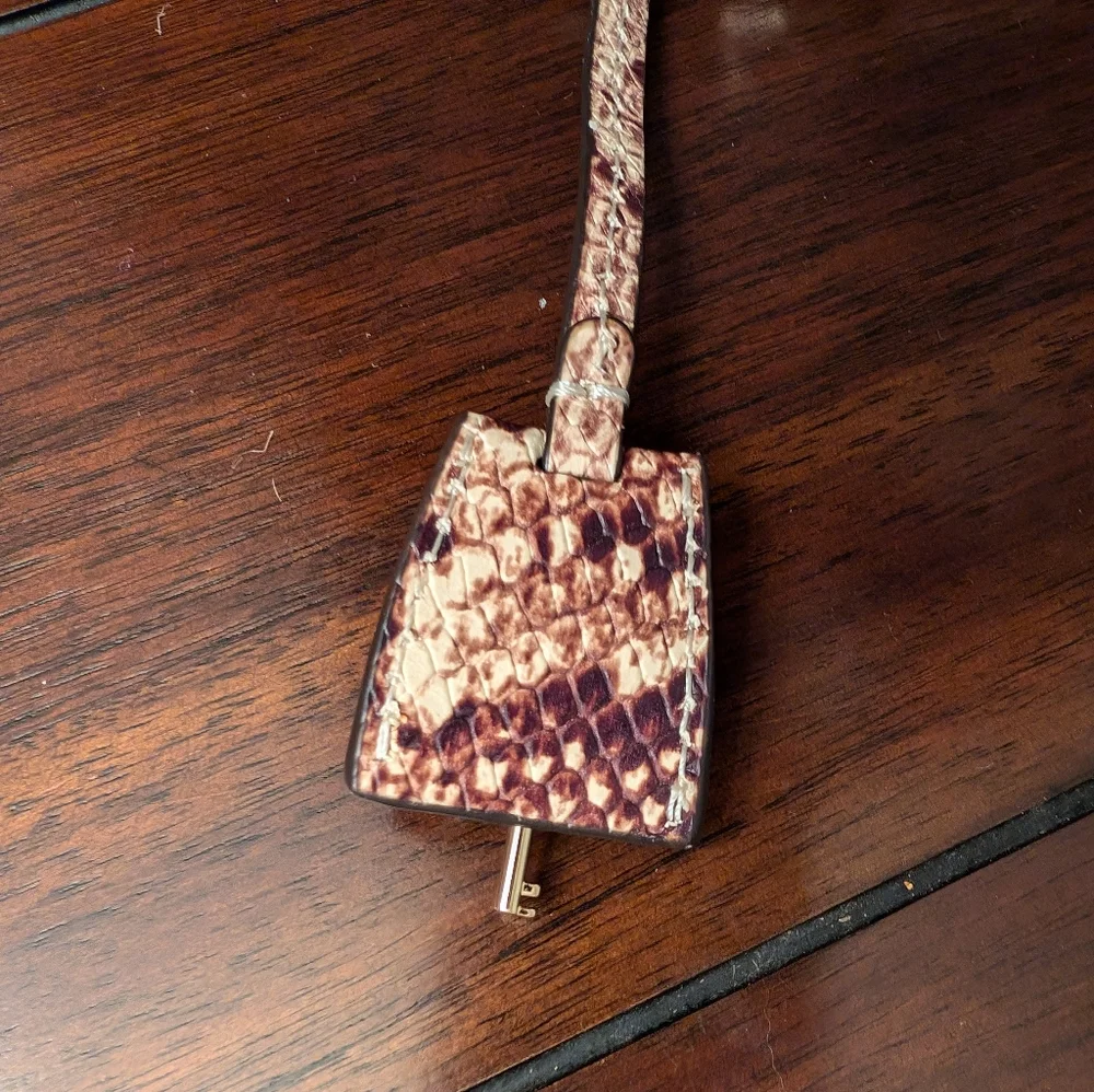 Michael Kors Cece Snakeskin Print Medium Shoulder Bag - Picture 8 of 13